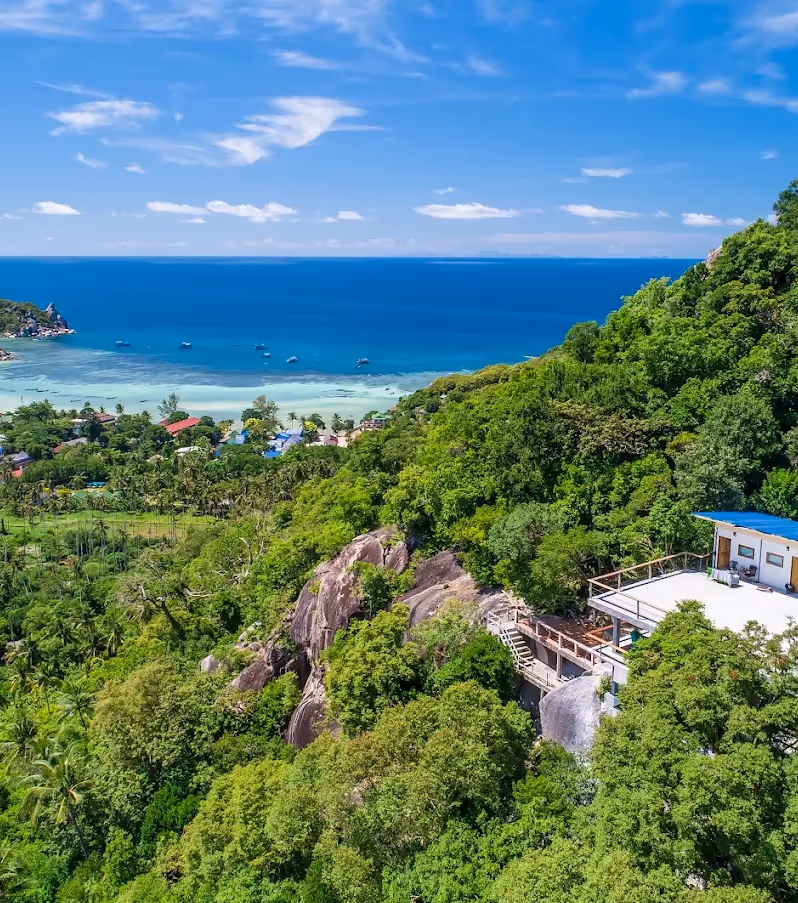 View of Deishaview from a drone